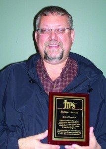 Doug Kramer TIPS Award(web) Doug Kramer holding his plaque