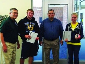 Elm Creek Youth Advisory Board members and Kearney Elks members
